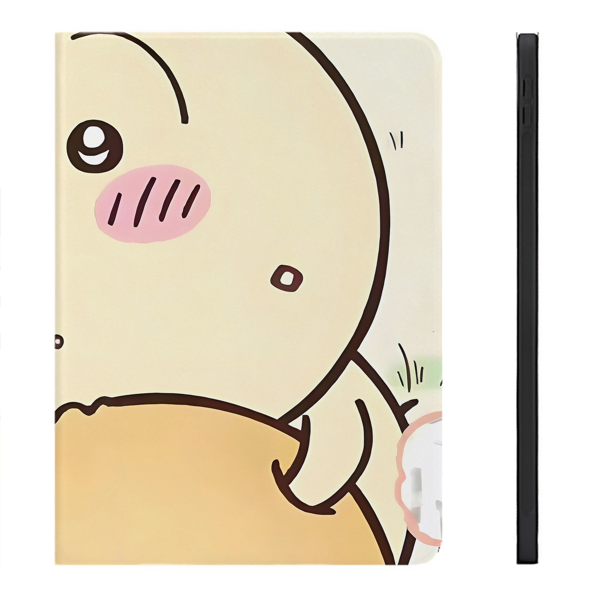 （画像用） ちいかわ Chii-kawa IPadケース ペンホルダー付き ブックスタイルデザイン